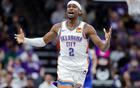 NBA常規賽排名：雷霆奪冠，三隊60+勝，火箭湖人50+勝顯進步。