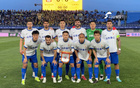 泰山客勝西海岸，崔康熙贊石柯。