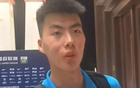 張振陽全力壓國安中衛，珍惜上場時間