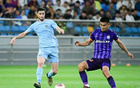 深圳新鵬城勝天津津門虎，杜加利奇頭球制勝。