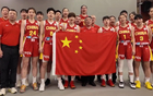中國女籃亞洲杯，張子宇搶眼，楊舒予英姿颯爽，合影亮相
