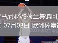 07月03日歐洲杯1/8決賽羅馬尼亞vs荷蘭進球視頻