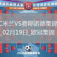 02月19日歐冠淘汰賽附加賽次回合AC米蘭vs費耶諾德進球視頻