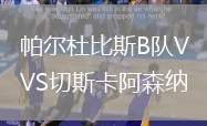 帕爾杜比斯B隊VS切斯卡阿森納