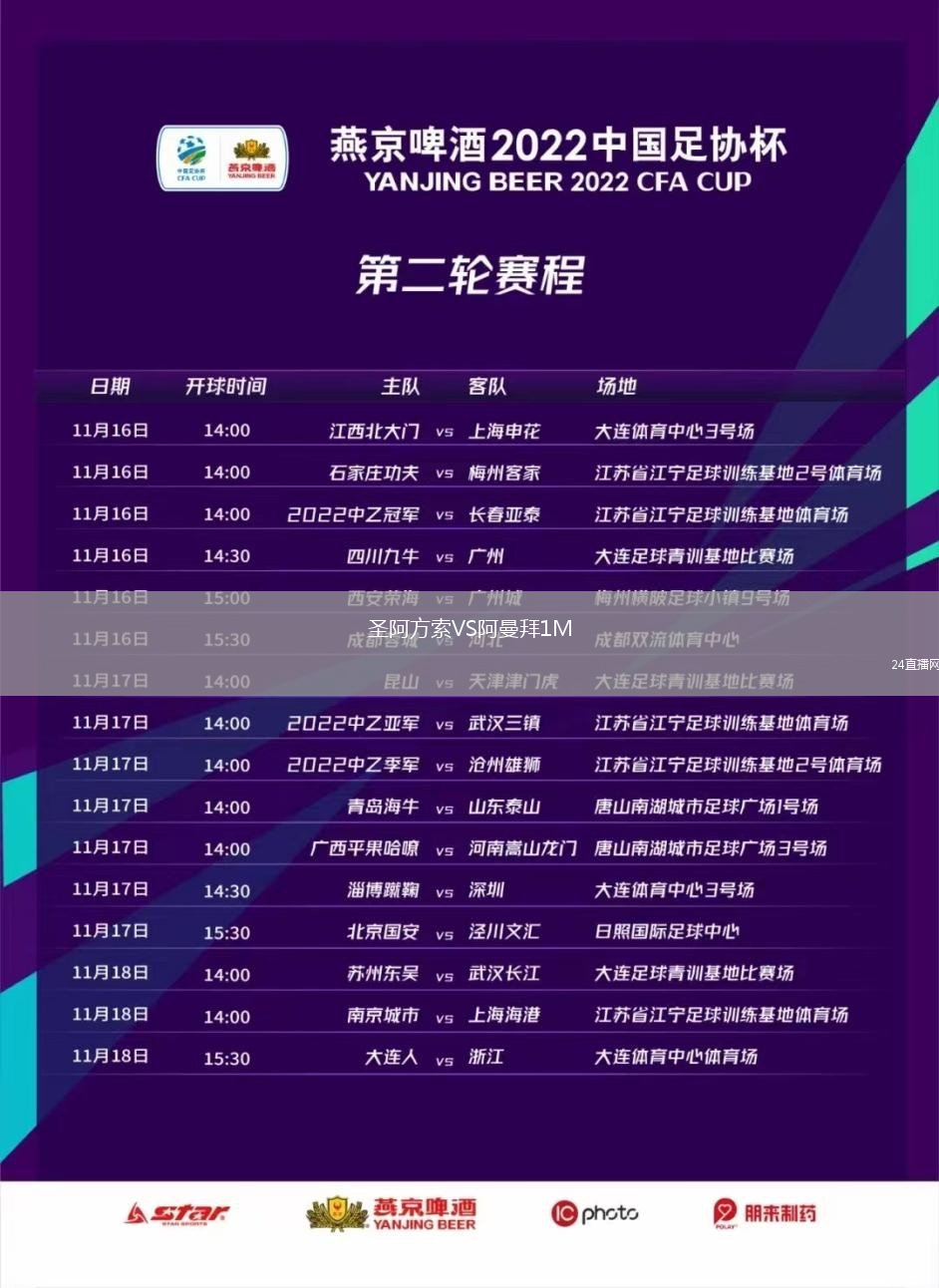 圣阿方索VS阿曼拜1M