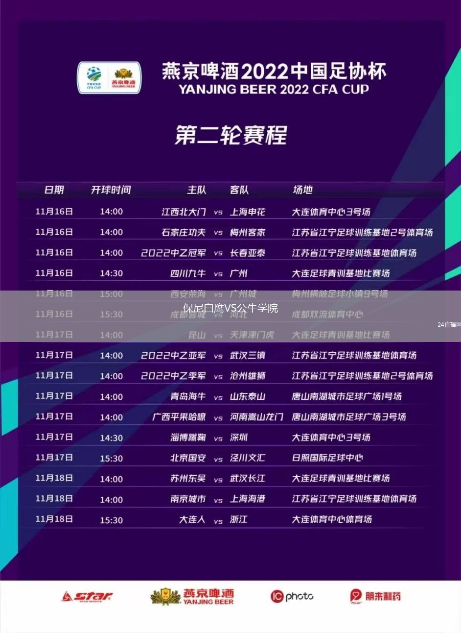 保尼白鷹VS公牛學(xué)院